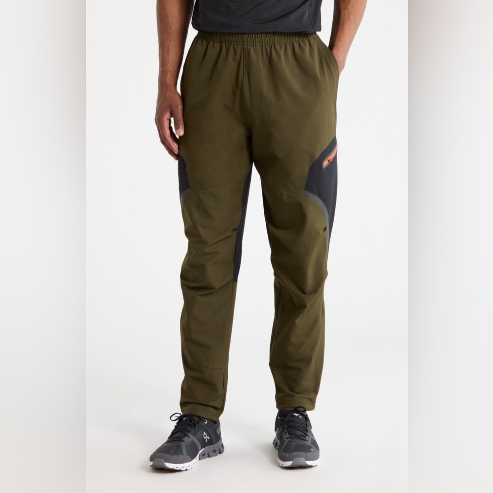 Olive Green Men's Athletic Pants
